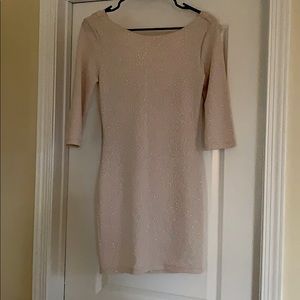 Champagne mini dress